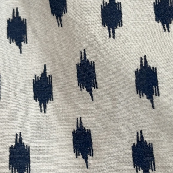 BANANA REPUBLIC SOFT WASH OXFORD WHITE/BLUE SIZE EXTRA SMALL - Picture 9 of 9